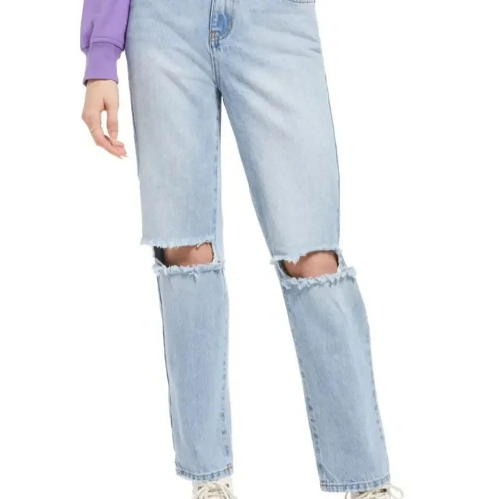 BP Nordstrom Slashed Mom Jean